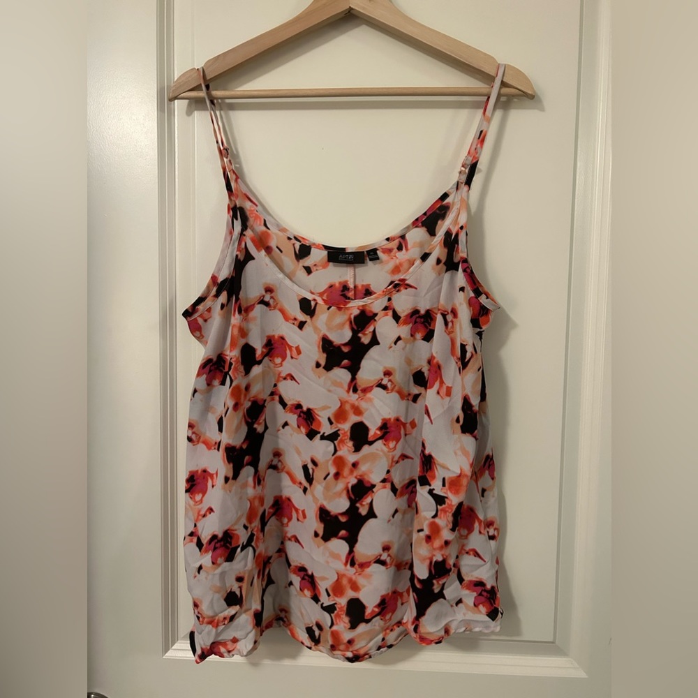 Pink and Black XL Dress Tank Top